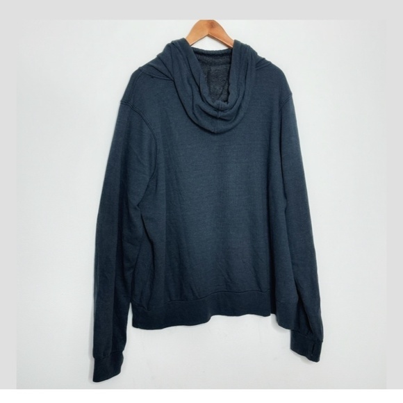 Aviator Nation Ninja Hoodie Sweatshirt Charcoal Grey Front Zip Pockets Size XL - Picture 4 of 16